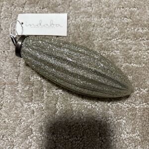 Indaba Shimmer Ornament Champagne 6”